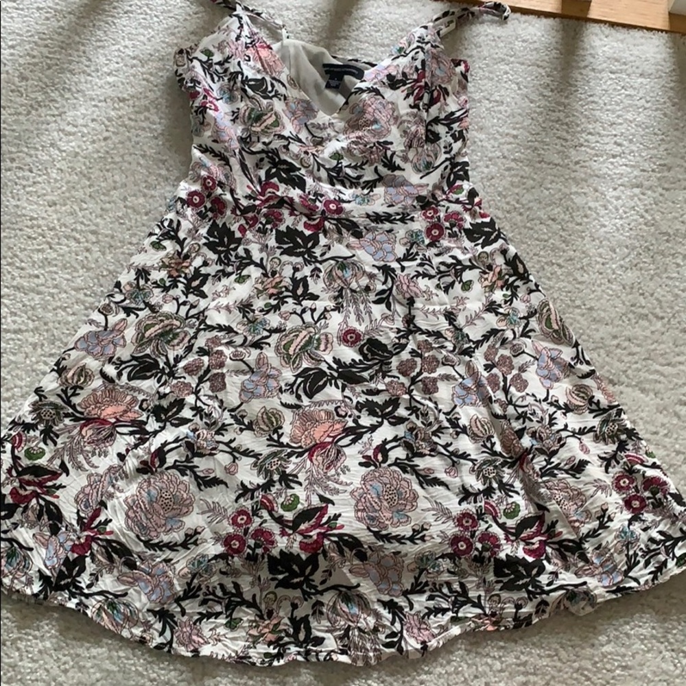 Flower print dress